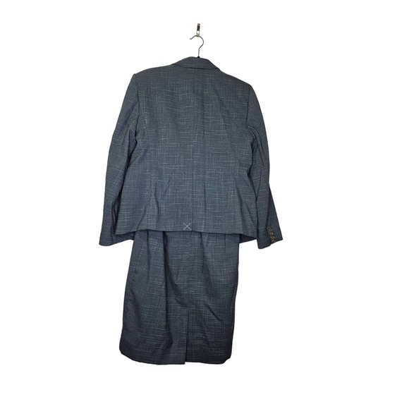 Ann Taylor Blue Midi Dress with Blazer - Picture 8 of 8